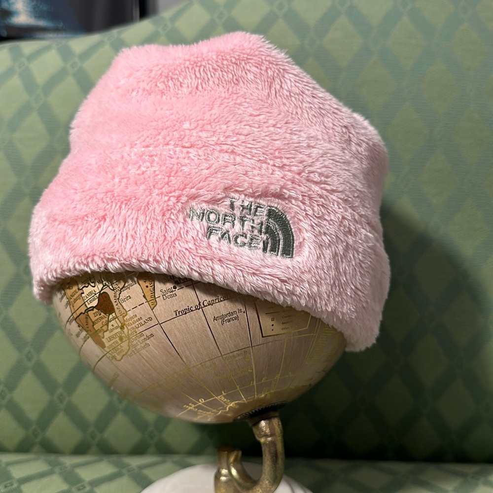 EUC NORTH FACE INFANT MINKY FLEECE HAT